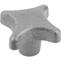 Kipp Palm Grips gray cast iron DIN 6335, Style E, inch K0147.5A6